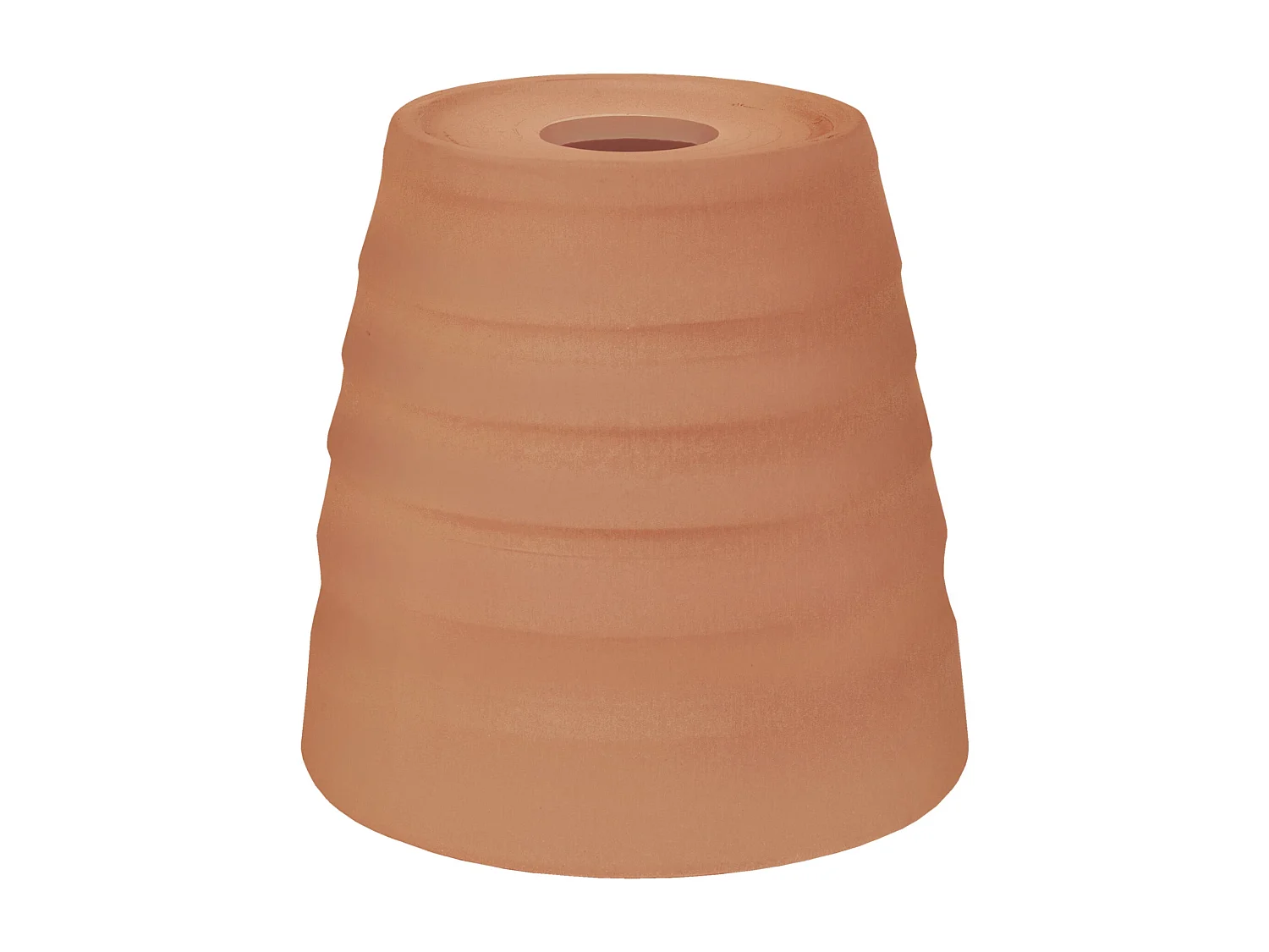 Pantalla TOSEL ,arcilla,Marrón,A16xD16xP16cm