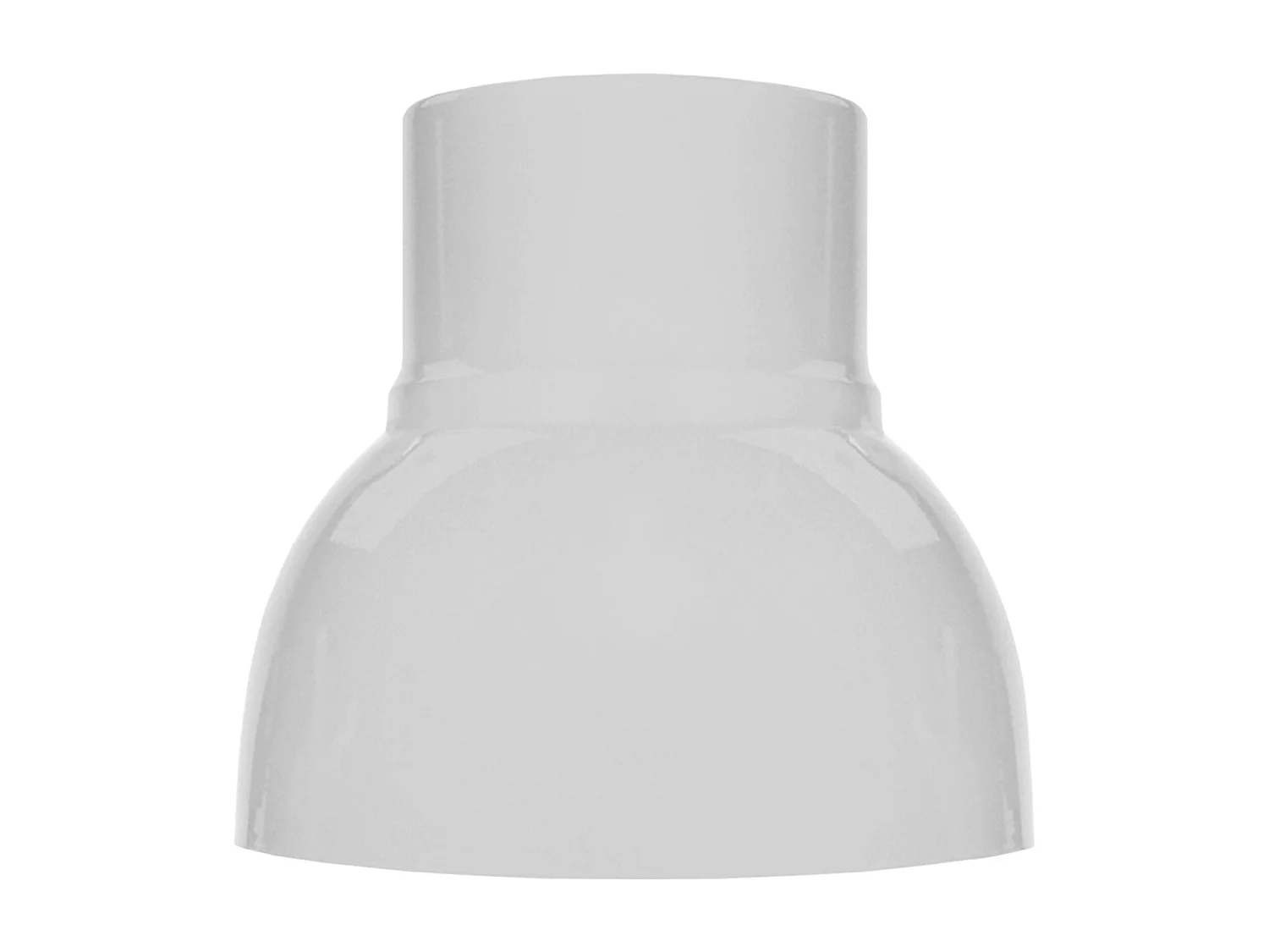 Abajur TOSEL CLOCHE metal cúpula cinza D24,5 x H24  cm