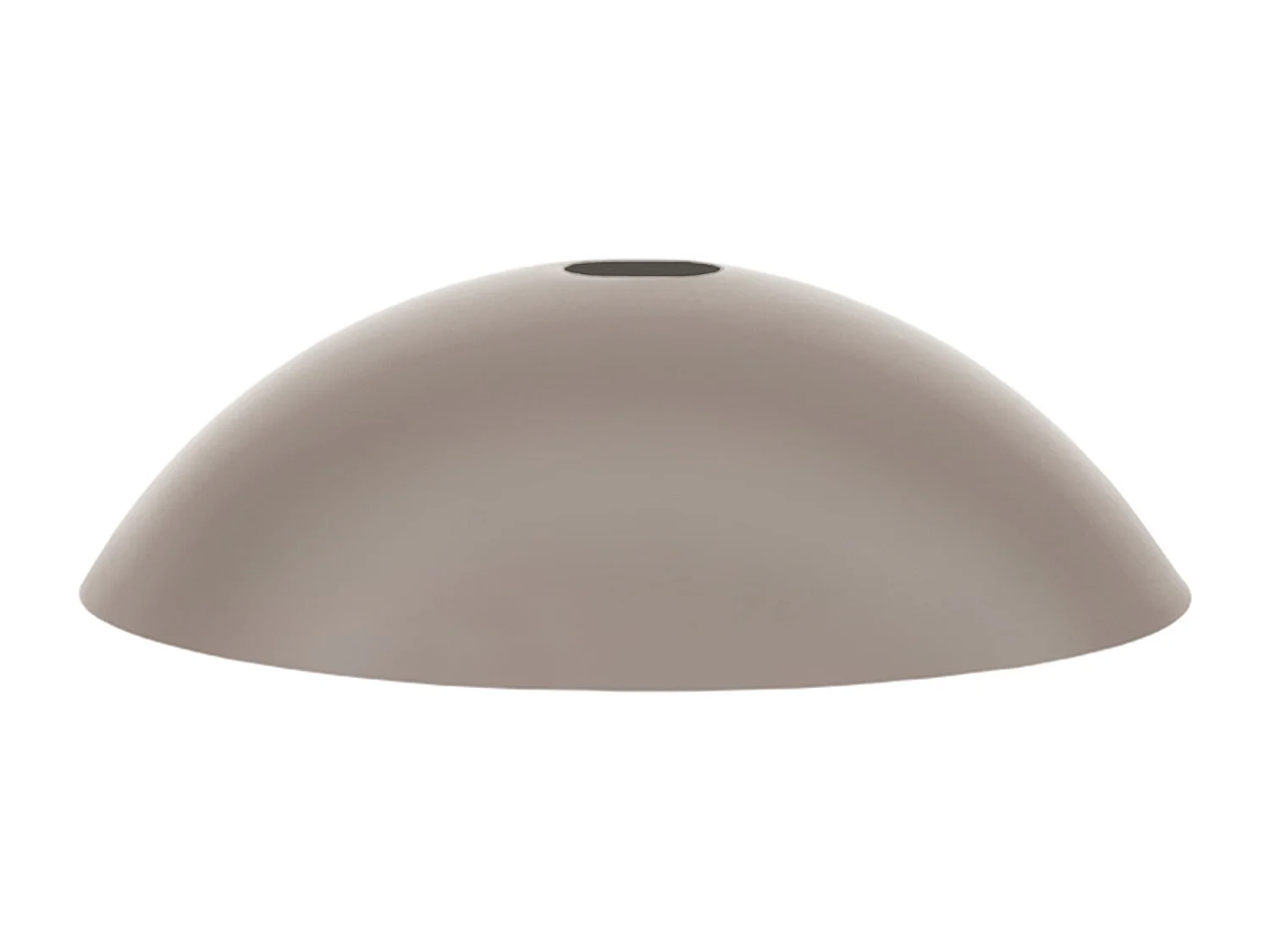 Abajur TOSEL LEO metal cúpula taupe D29 x H8,5  cm