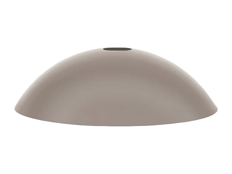 Abat-jour TOSEL ,métal,Gris ,H8,5xD29xP29cm