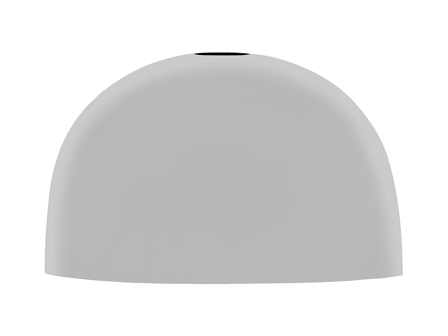 Abat-jour TOSEL ,métal,Gris ,H13xD24xP24cm