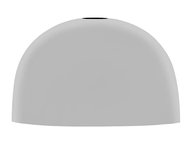 Abat-jour TOSEL ,métal,Gris ,H13xD24xP24cm