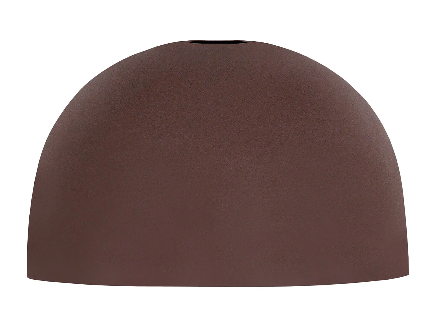 Abajur TOSEL SEQUOIA metal cúpula castanho D29 x H14  cm