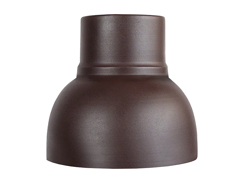 Abajur TOSEL CLOCHE metal cúpula castanho D24,5 x H24  cm