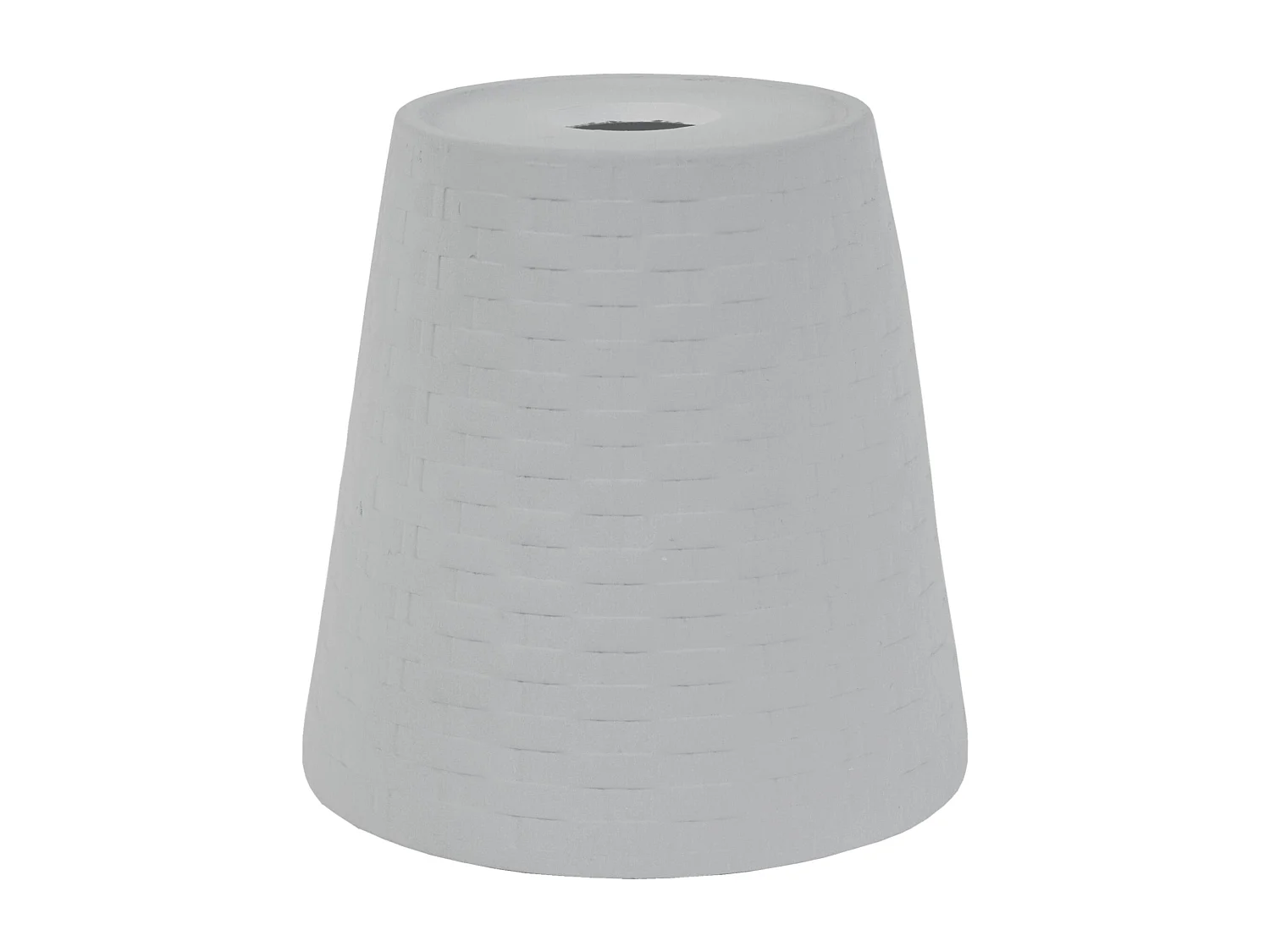 Pantalla TOSEL ,arcilla,Gris ,A15xD16,5xP16,5cm