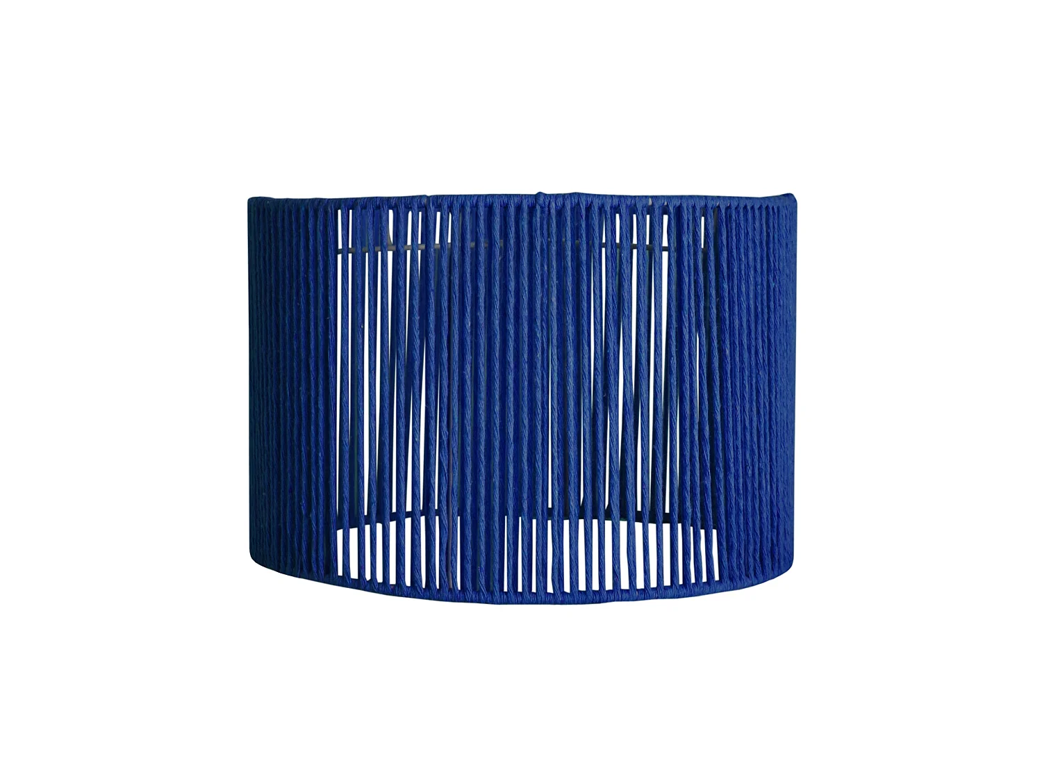 Abat-jour TOSEL ,métal,fibre ,Bleu,H23xD50xP50cm