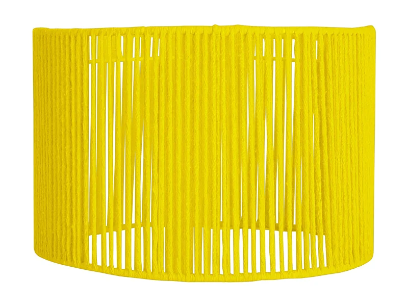 Abajur TOSEL TORTILLON tecido cônico cinza D18 x  H39  cm