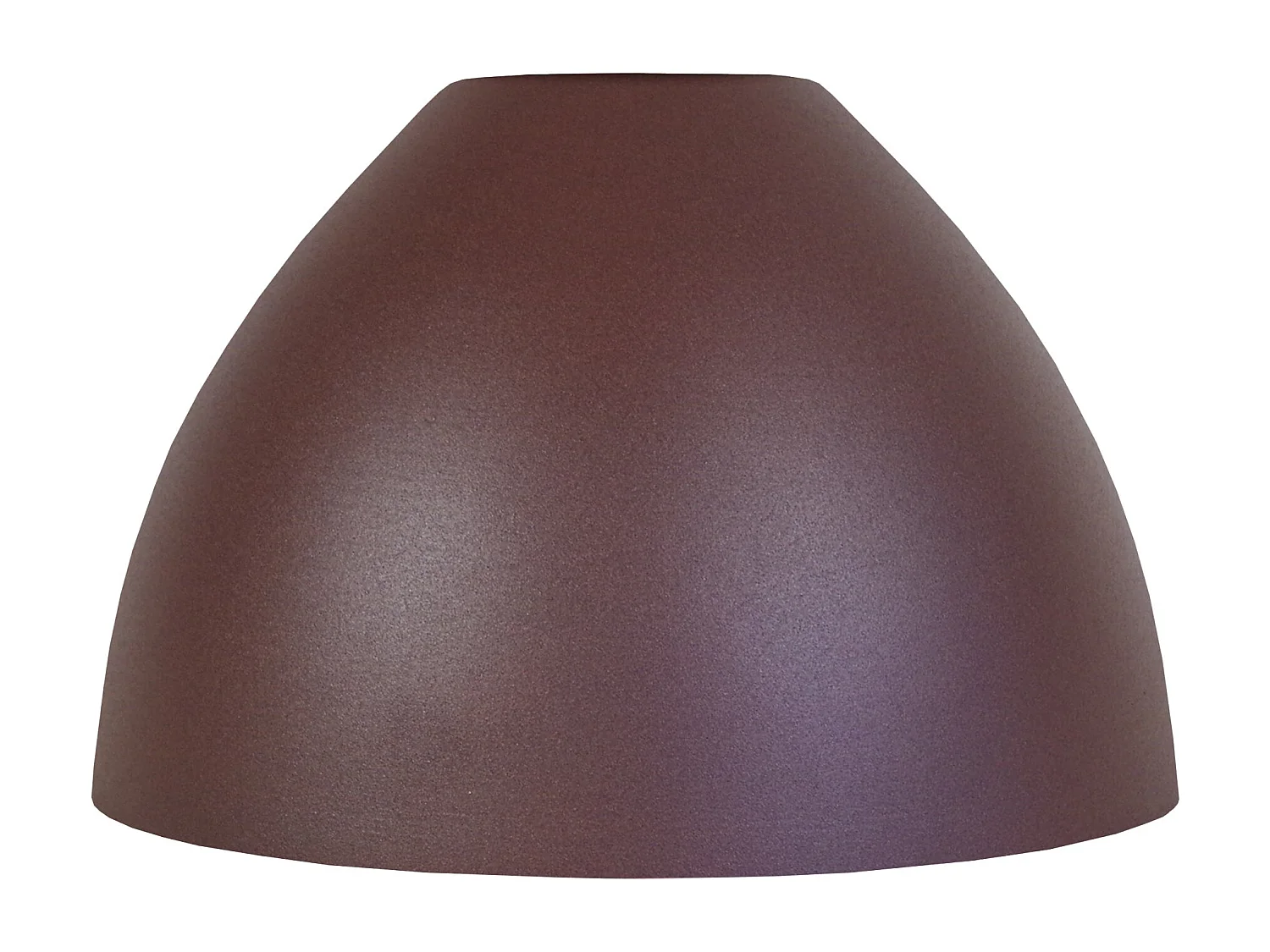 Abajur TOSEL CELICA metal cúpula castanho D21 x H14,5  cm