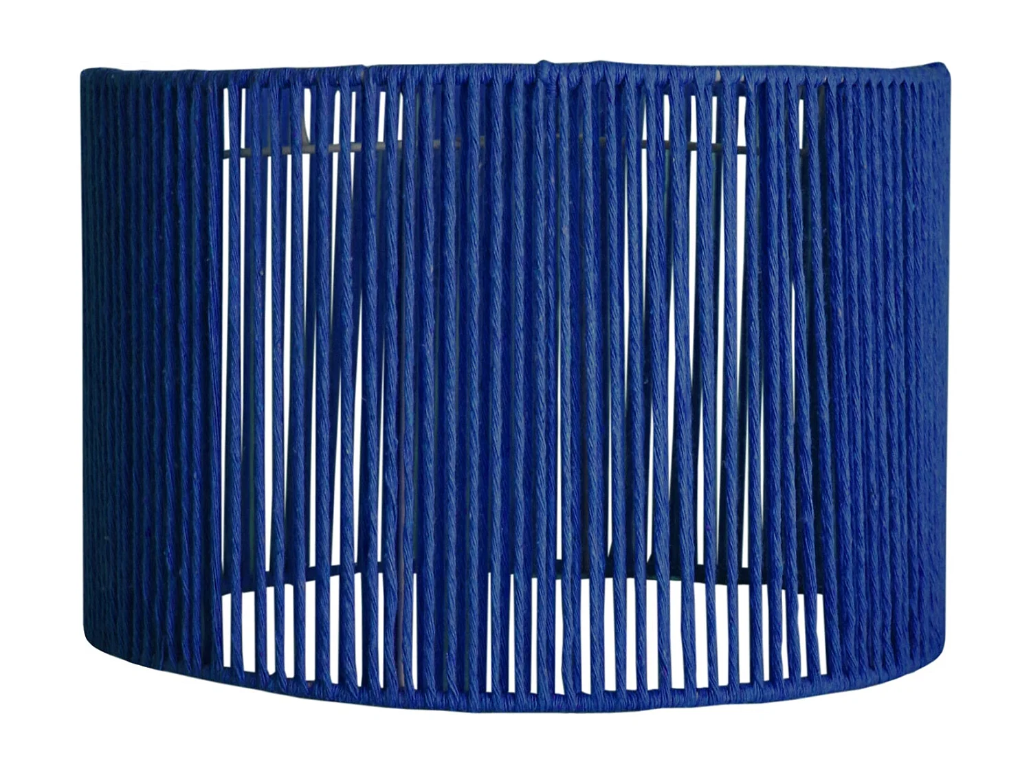 Pantalla TOSEL ,metal, fibra,Azul ,A23xD45xP45cm