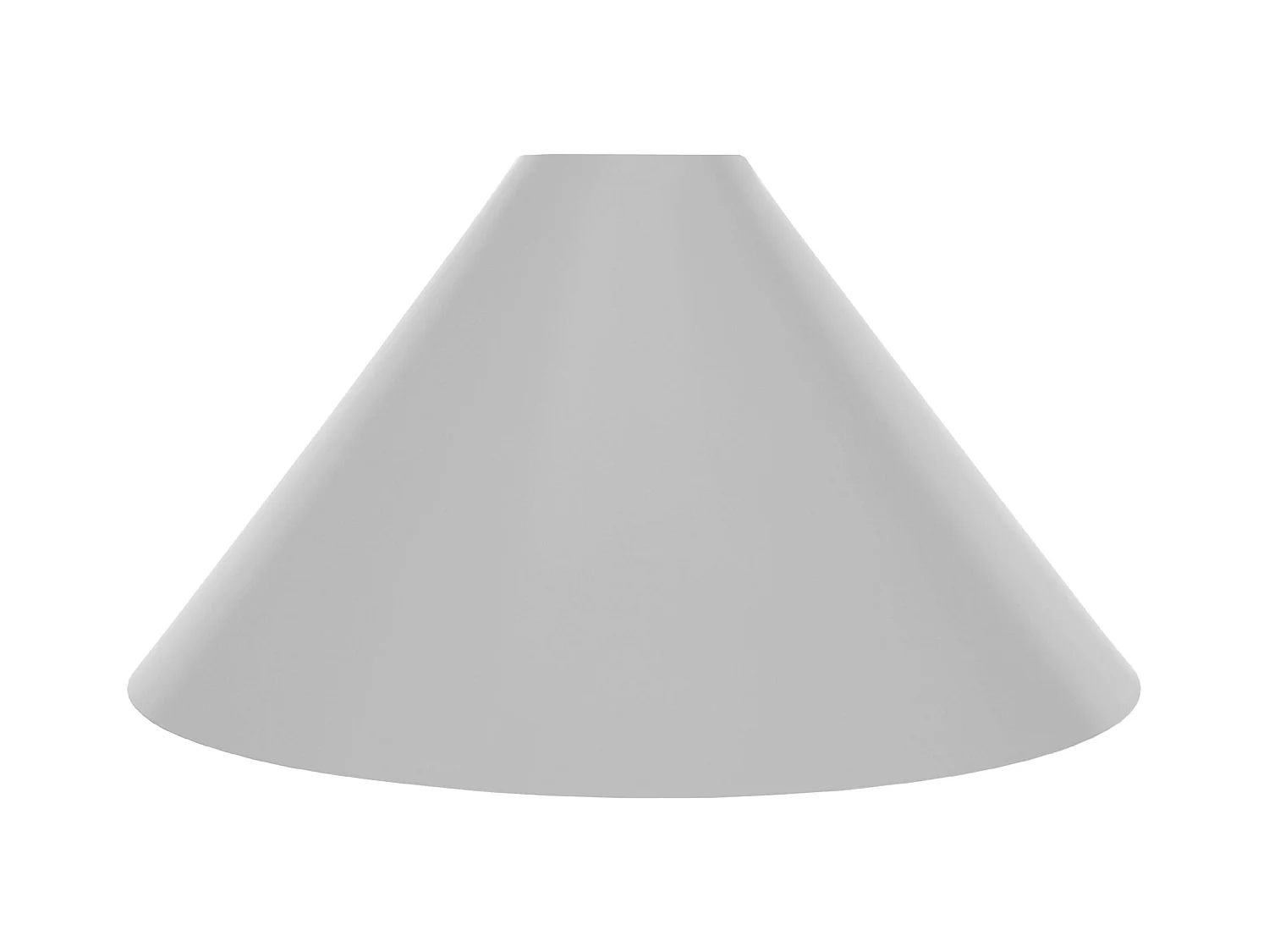 Abat-jour TOSEL ,métal,Gris ,H14xD24xP24cm