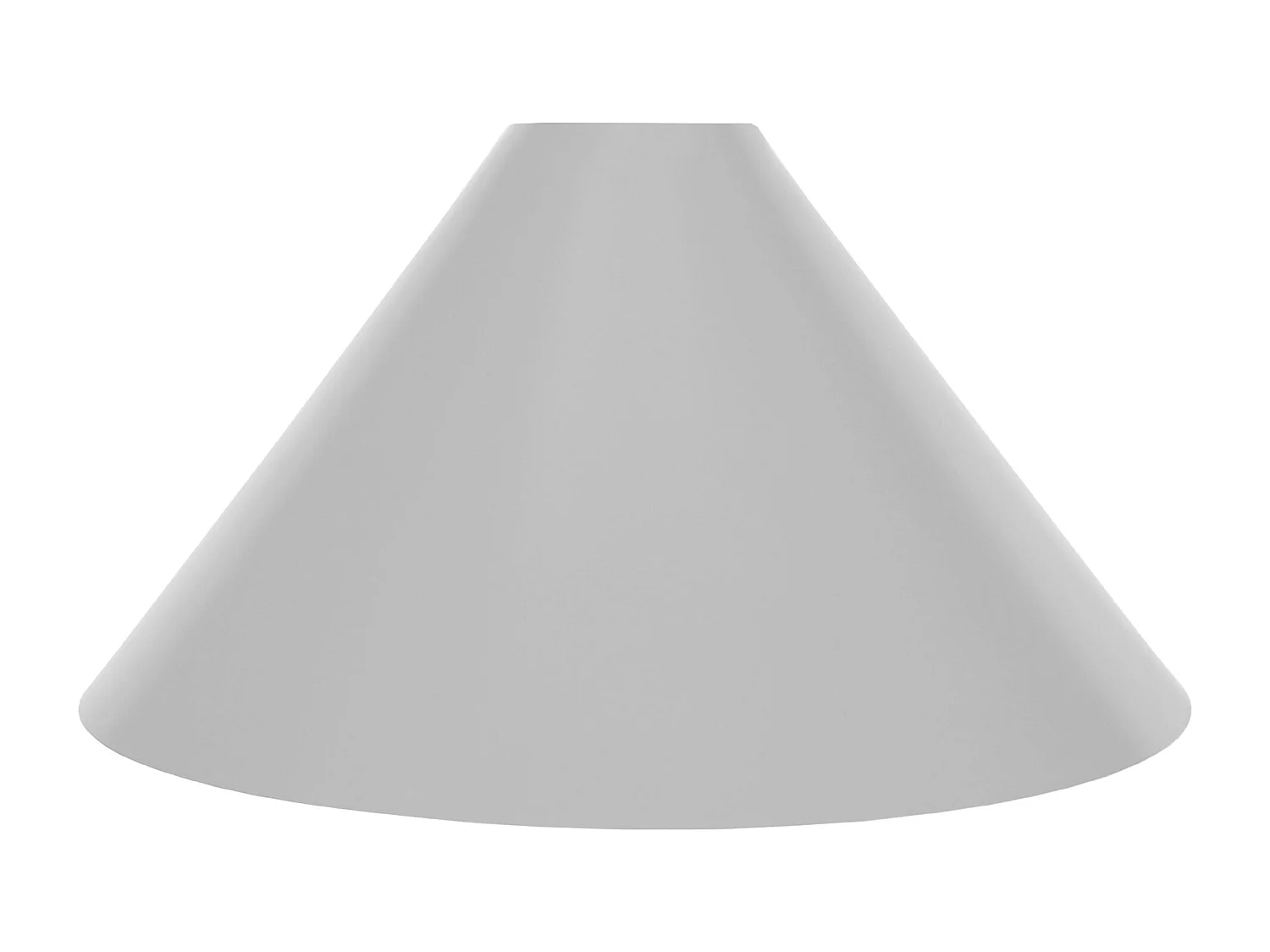 Abat-jour TOSEL ,métal,Gris ,H14xD24xP24cm