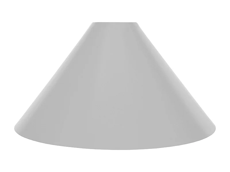 Abat-jour TOSEL ,métal,Gris ,H14xD24xP24cm