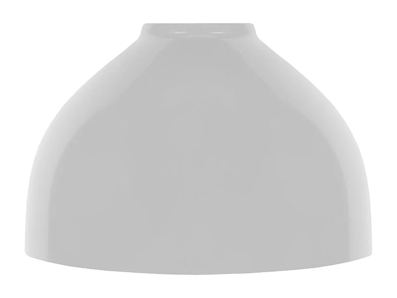 Abajur TOSEL DIANE metal cúpula cinza D23 x H15,5  cm