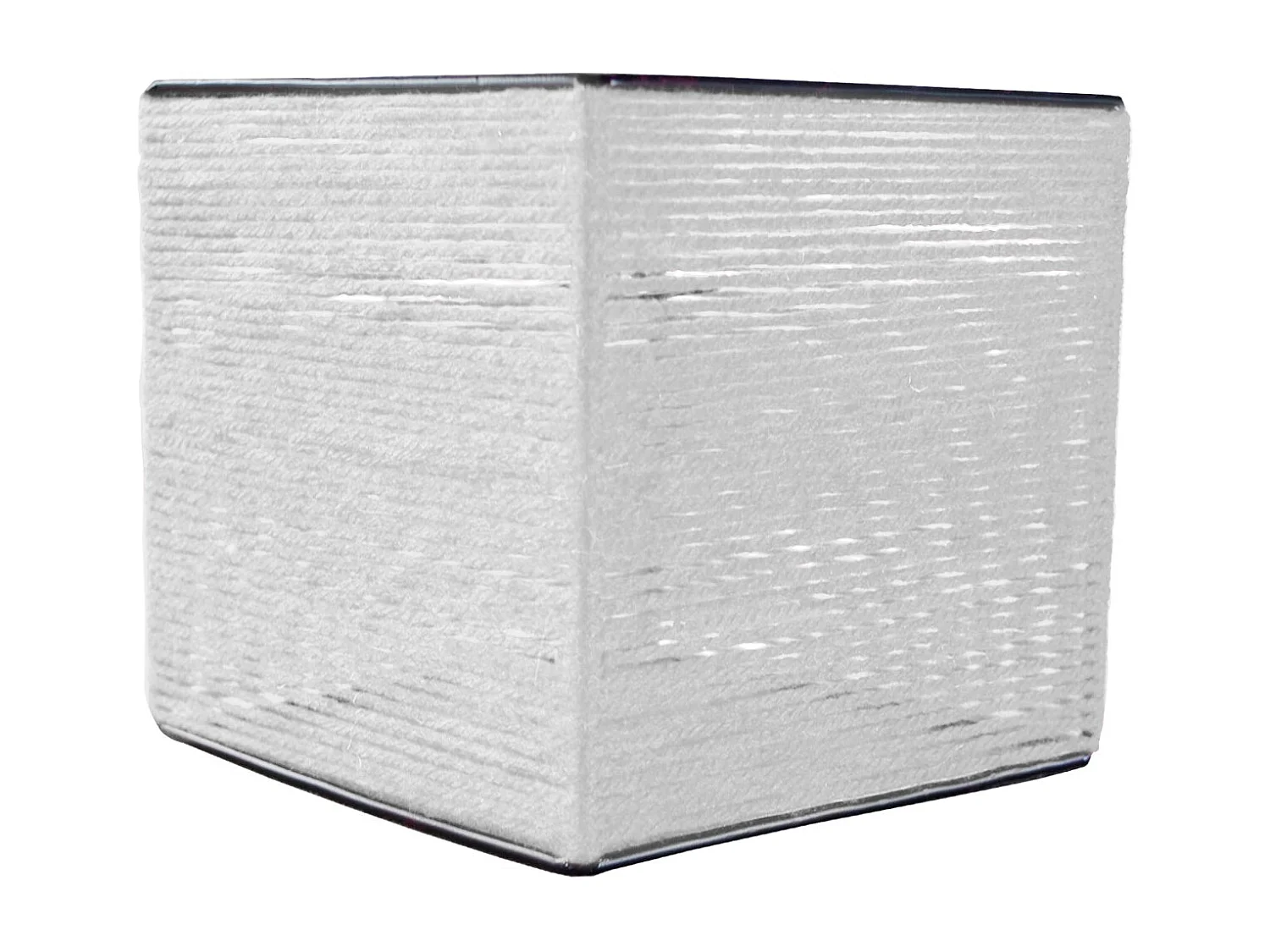 Abajur TOSEL PAPILLON T tecido cônico cinza D16 x  H22  cm