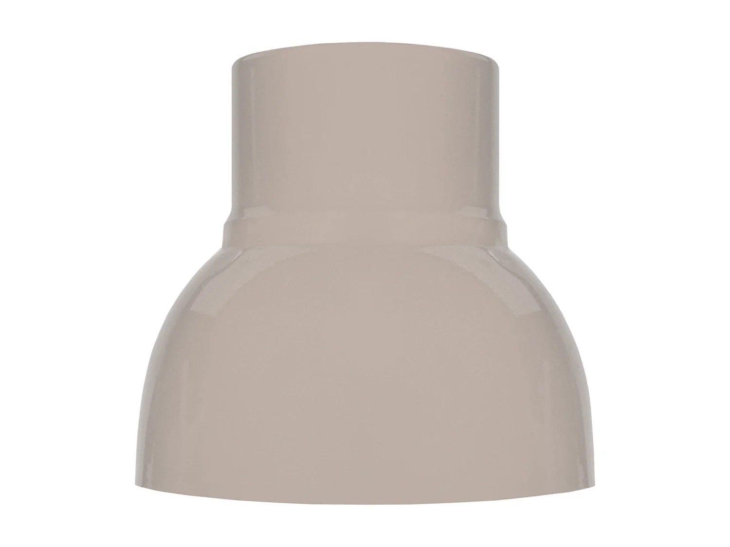 Abajur TOSEL CLOCHE metal cúpula taupe D24,5 x H24  cm