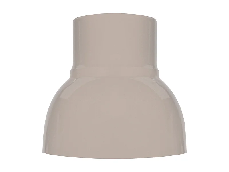 Pantalla TOSEL ,metal,Gris ,A24xD24,5xP24,5cm