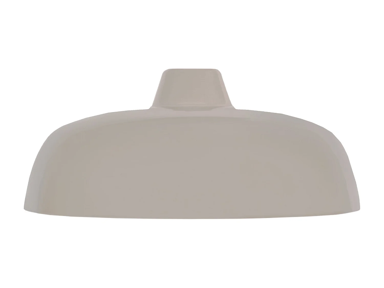 Abajur TOSEL TROG metal cúpula taupe D30 x H13.2  cm