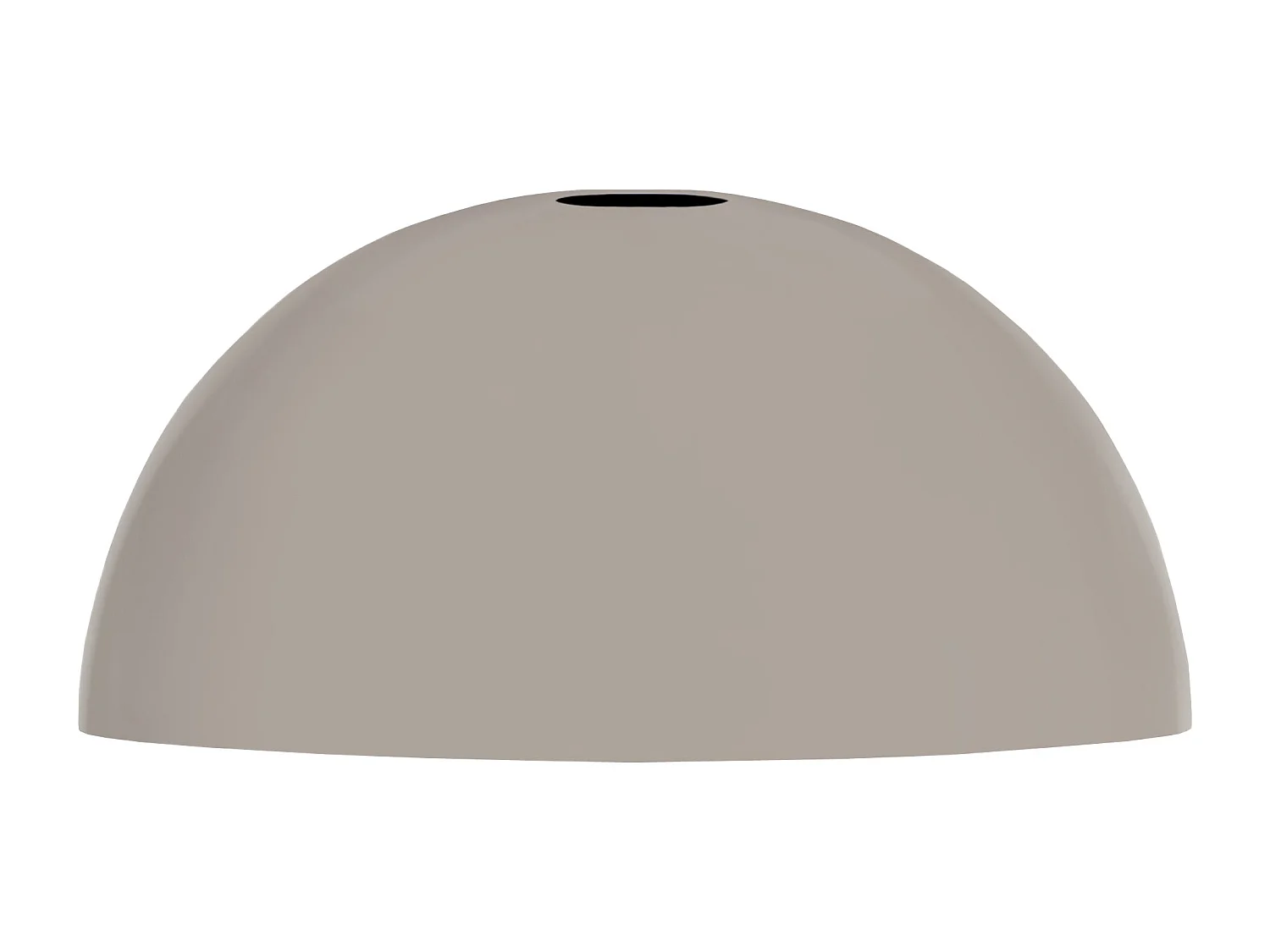 Abajur TOSEL HERBIE metal tigela taupe D29 x H14  cm