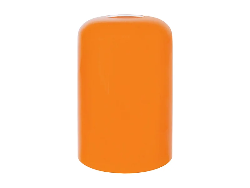 Abat-jour TOSEL ,verre,Orange ,H17xD10,3xP10,3cm