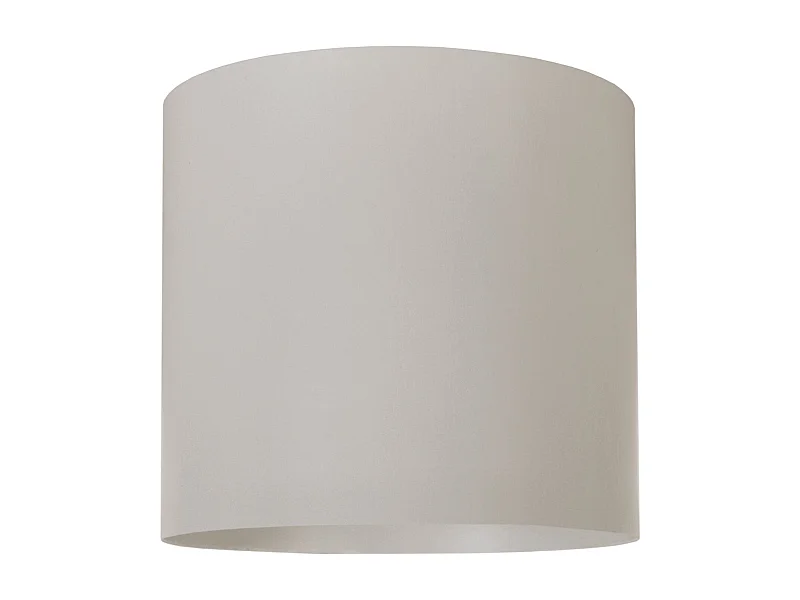 Abajur TOSEL UZIBUZI metal cilindro taupe D13,5 x H13,5  cm