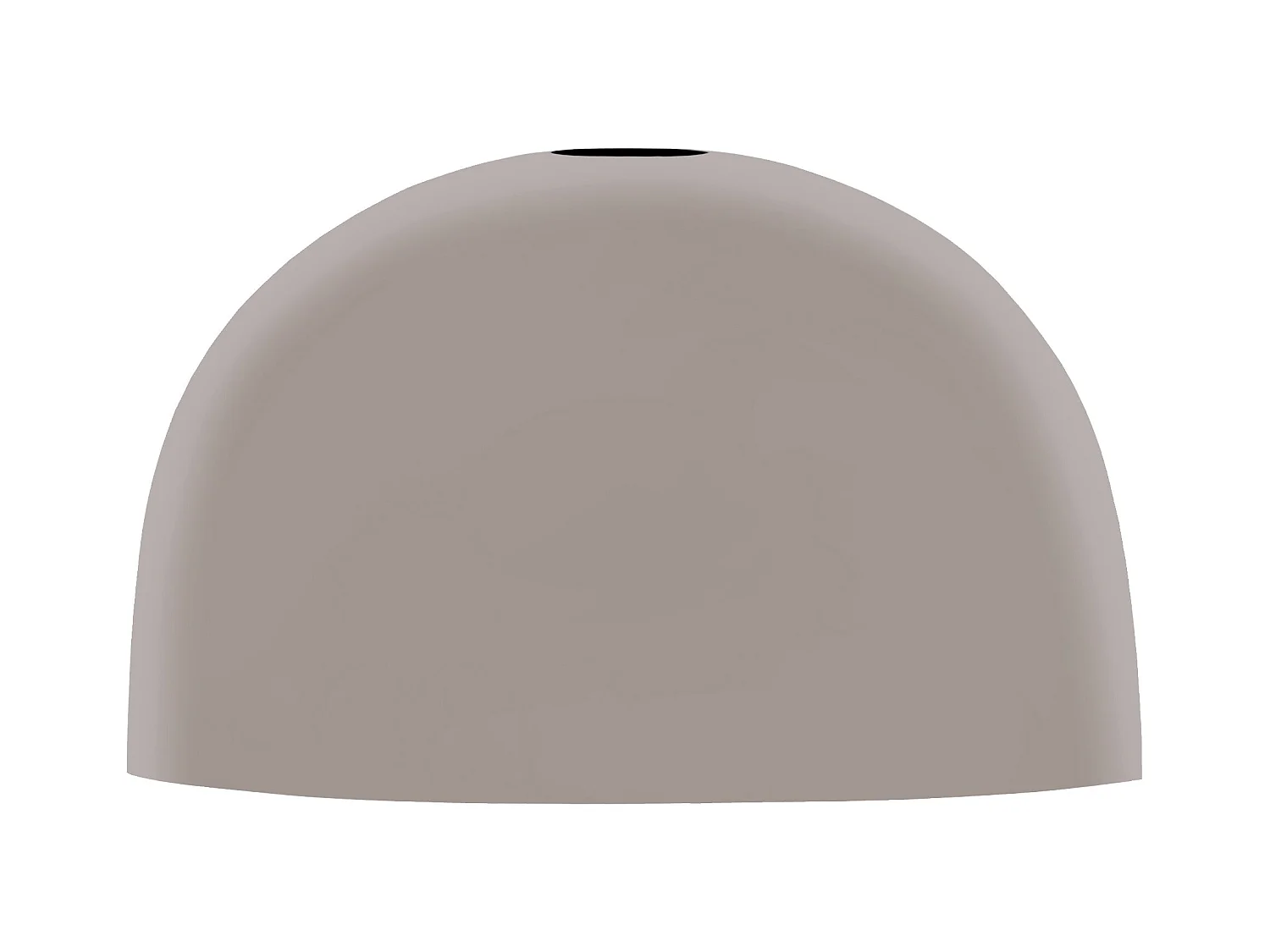 Abat-jour TOSEL ,métal,Gris ,H13xD24xP24cm