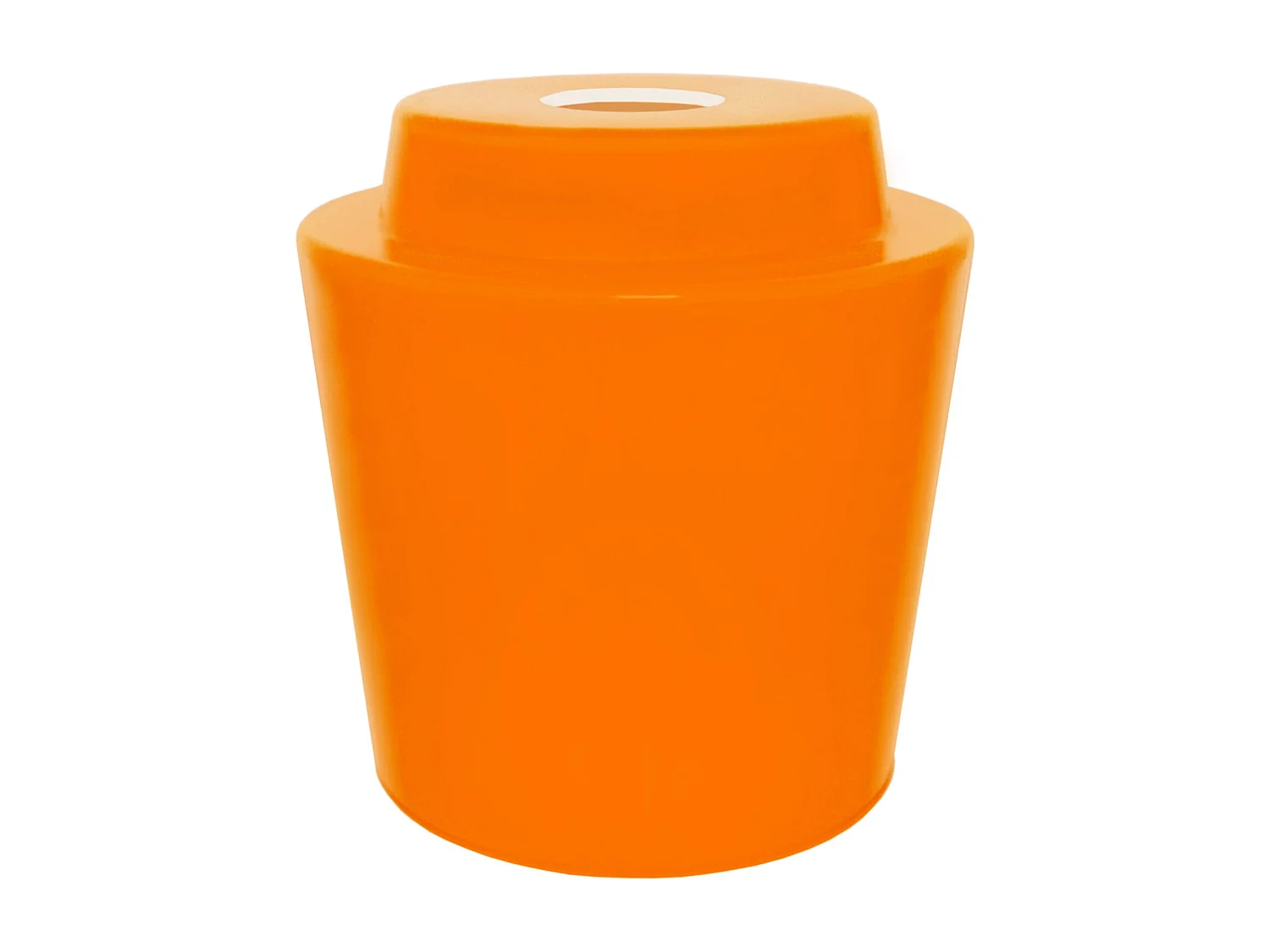 Pantalla TOSEL ,vidrio,Naranja,A16xD15,7xP15,7cm