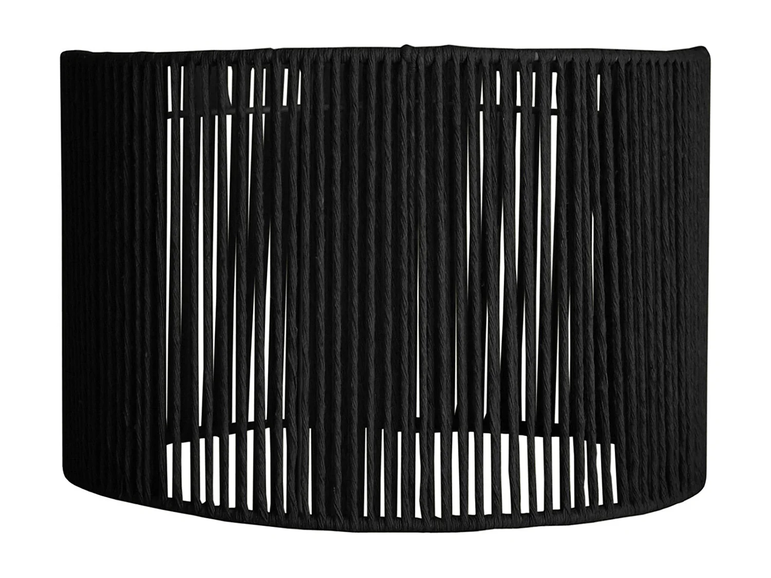 Abajur TOSEL TORTILLON tecido cônico cru D18 x  H39  cm