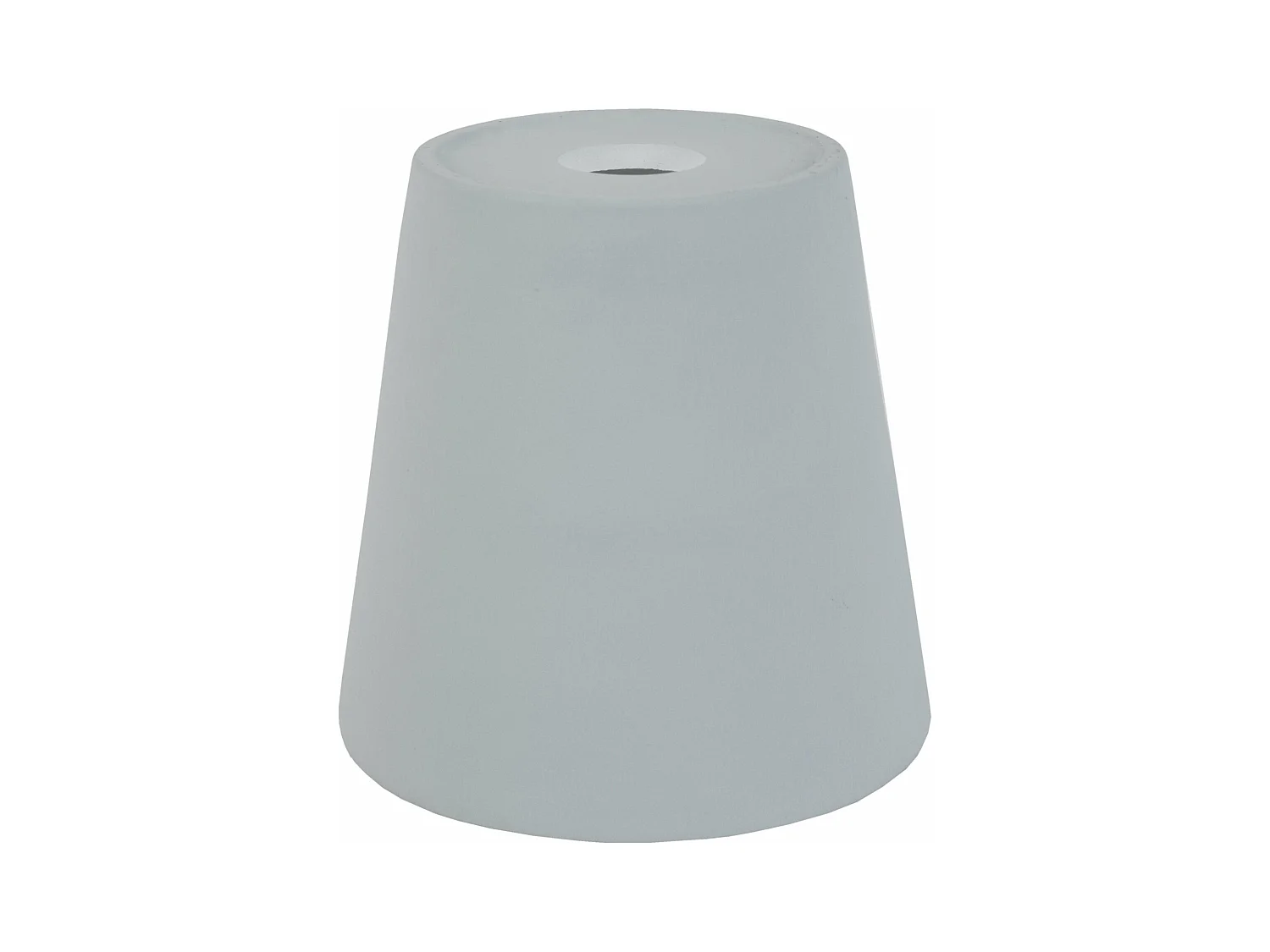 Abat-jour poterie  gris 17 cm.