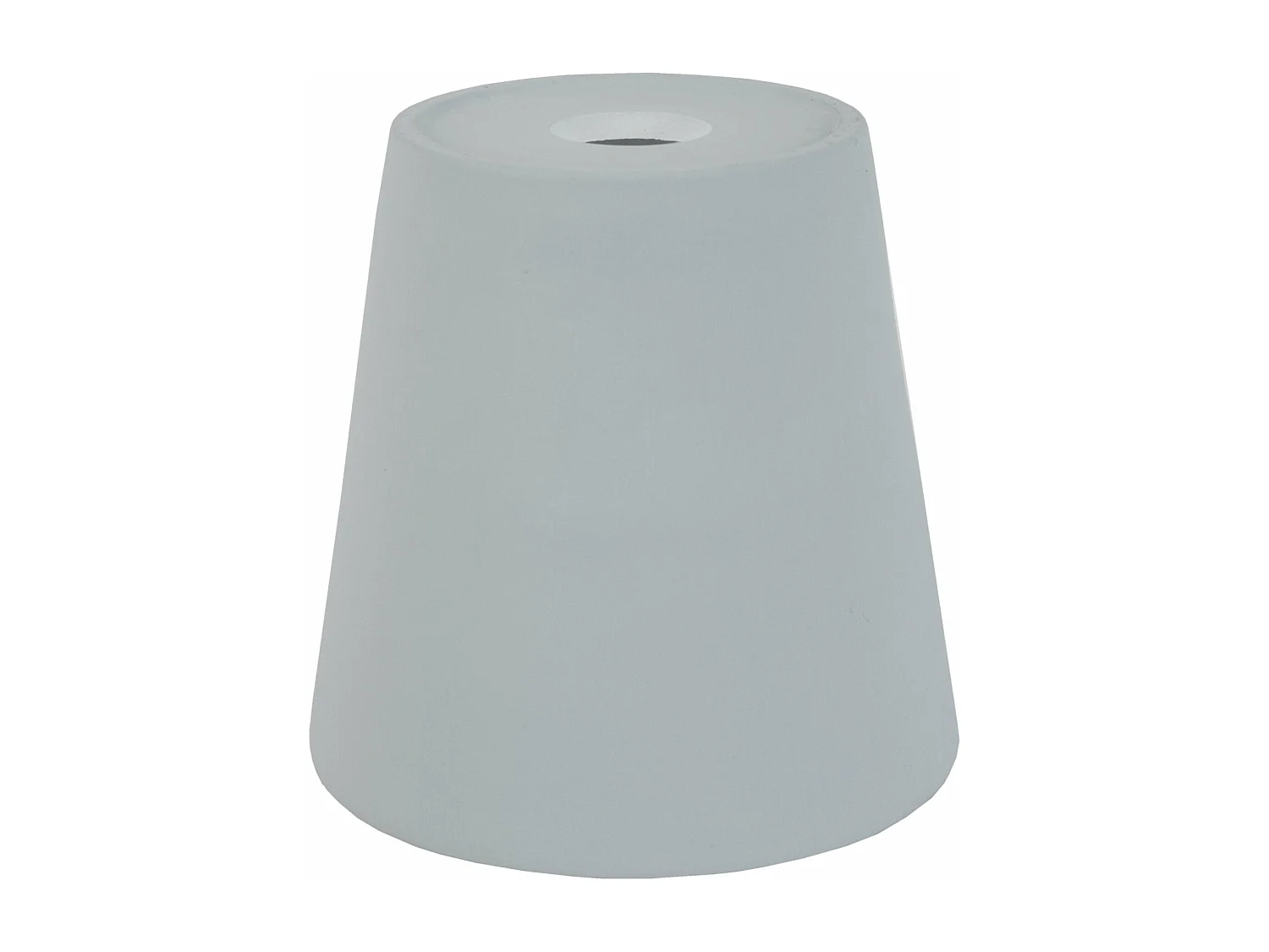 Abat-jour poterie  gris 17 cm.