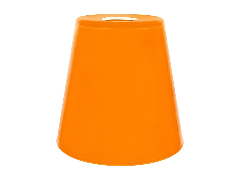 Abajur TOSEL OSMANIA vidro cônico laranja D20 x H25  cm