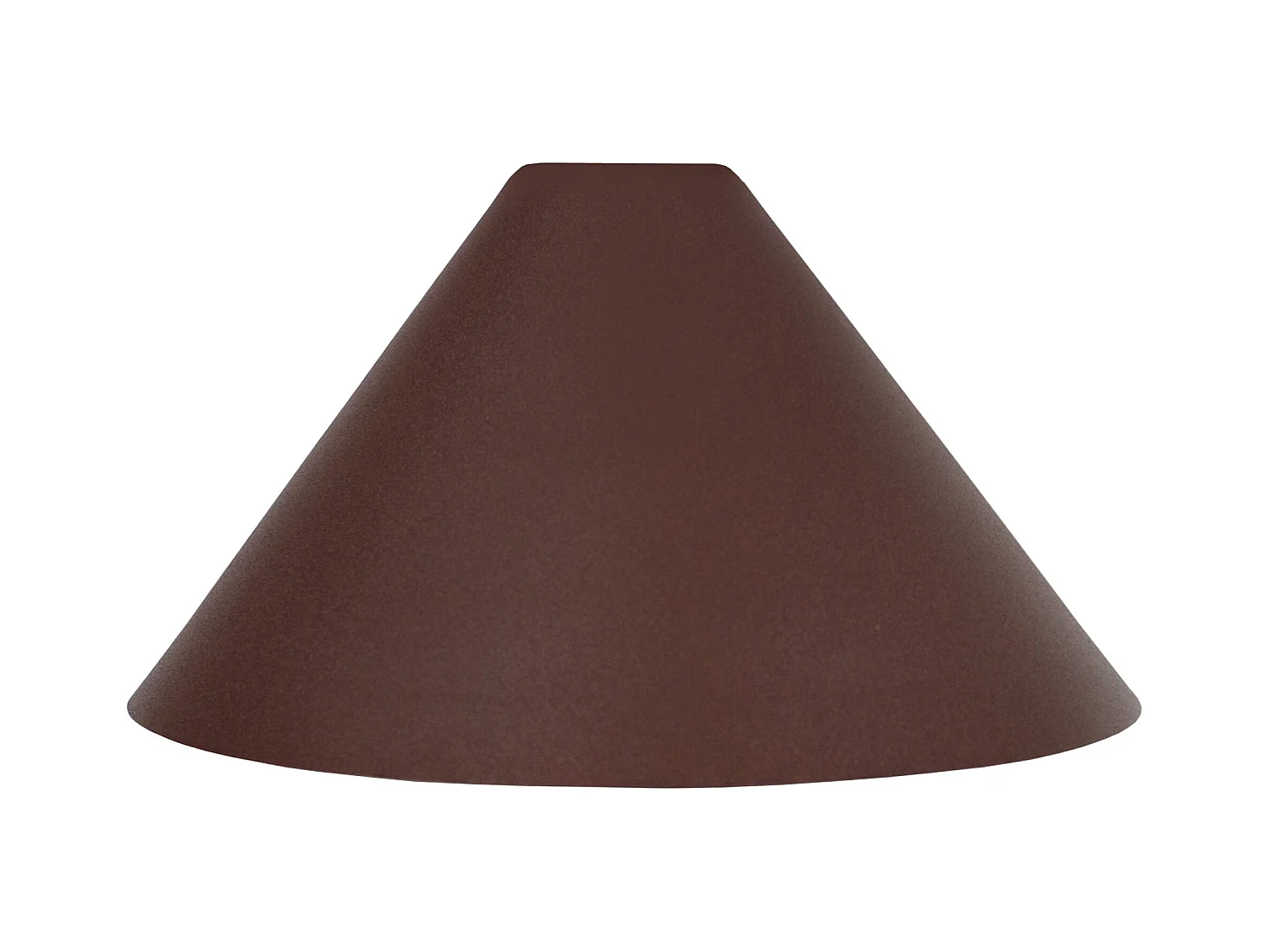 Abat-jour TOSEL ,métal,Marron,H14xD24xP24cm