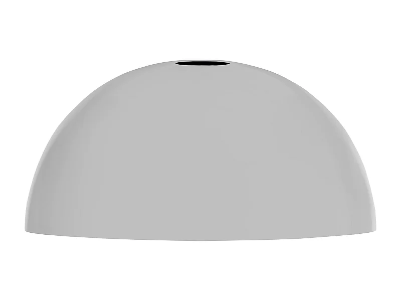 Abajur TOSEL HERBIE metal tigela cinza D29 x H14  cm