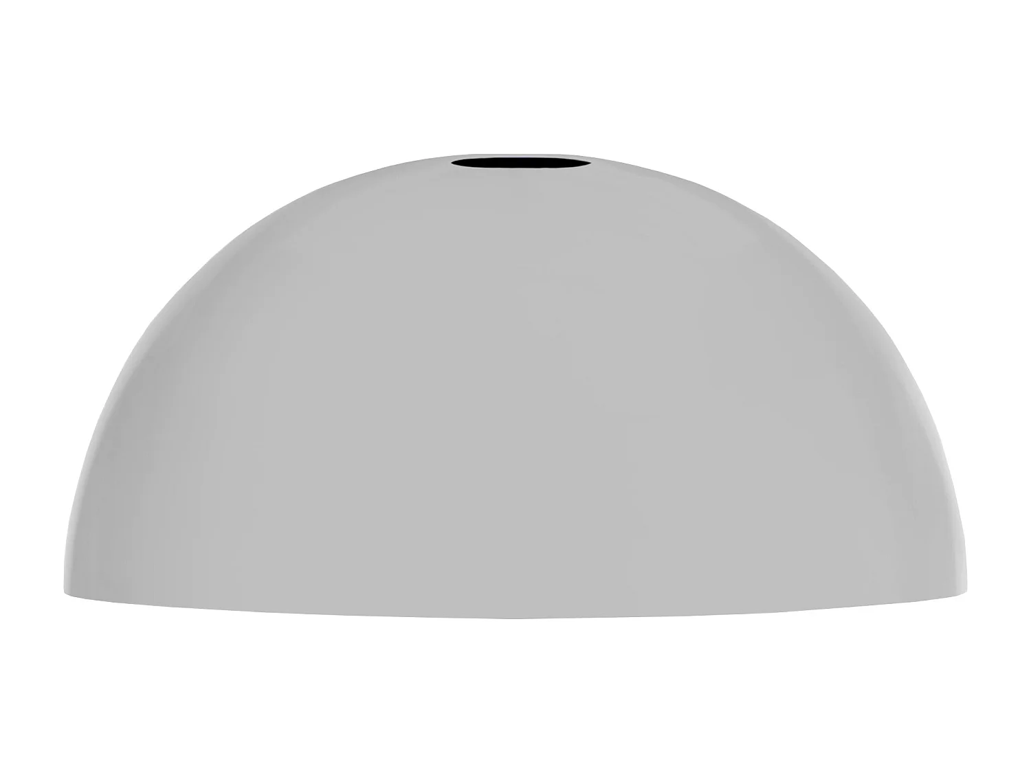 Abajur TOSEL HERBIE metal tigela cinza D29 x H14  cm