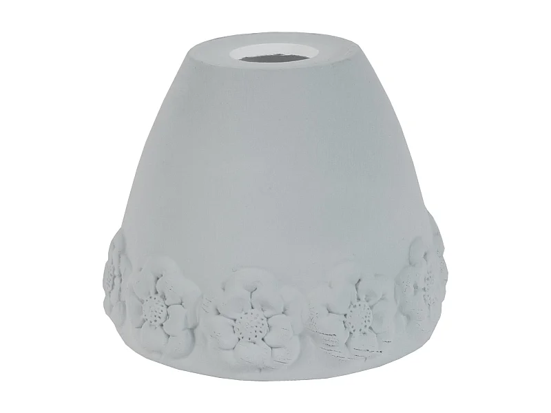 Pantalla TOSEL ,arcilla,Gris ,A14xD17xP17cm