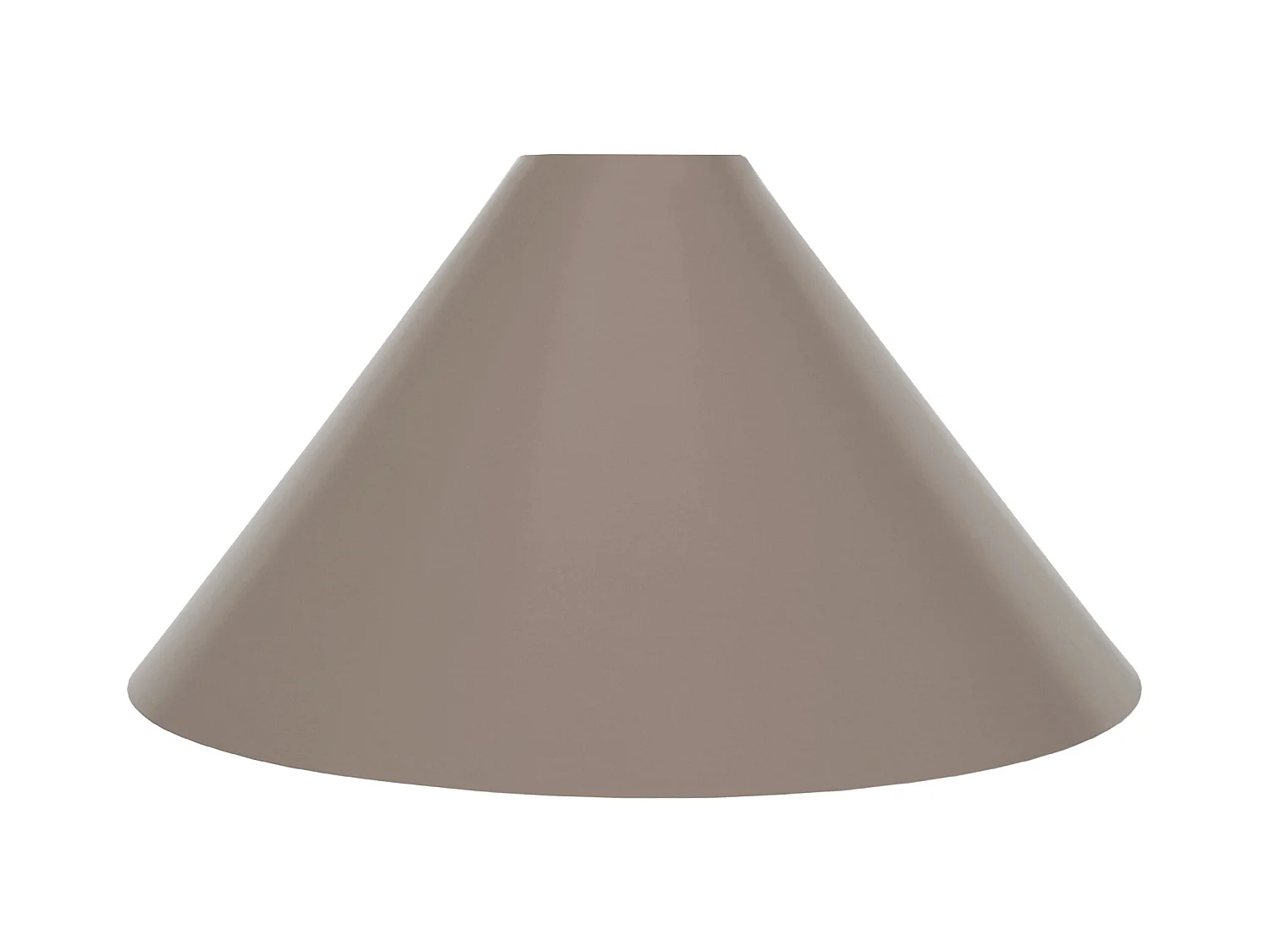 Abat-jour TOSEL ,métal,Gris ,H14xD24xP24cm