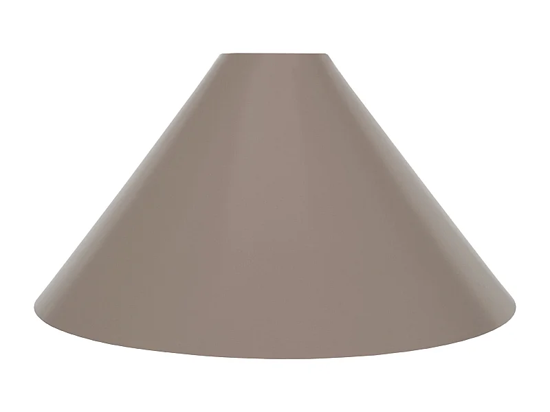 Abat-jour TOSEL ,métal,Gris ,H14xD24xP24cm