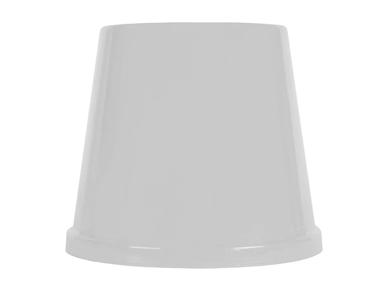 Abat-jour TOSEL ,métal,Gris ,H14xD15xP15cm