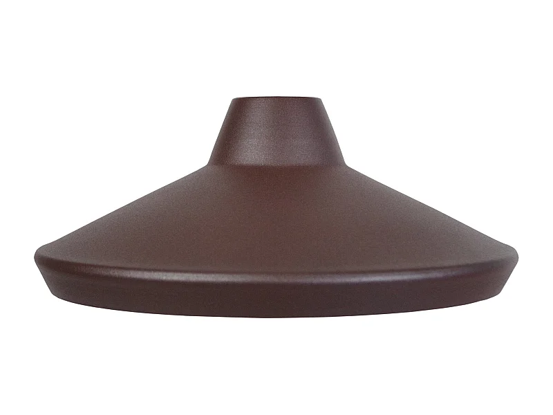 Abajur TOSEL VASTERVIK metal cônico castanho D33 x H14  cm