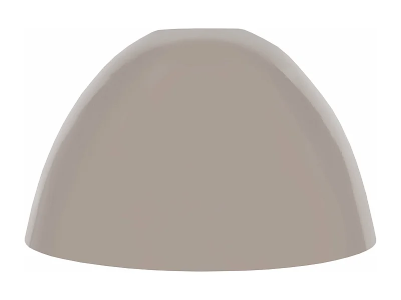 Abajur TOSEL QUOKA metal tigela taupe D25 x H15,5  cm