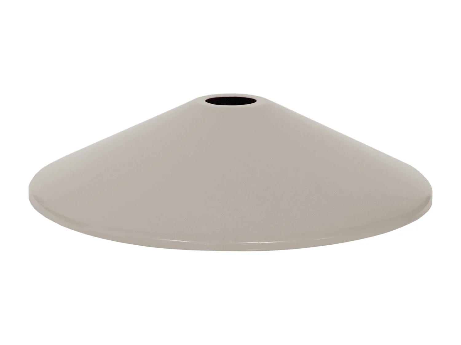 Abat-jour TOSEL ,métal,Gris ,H6,8xD31xP31cm