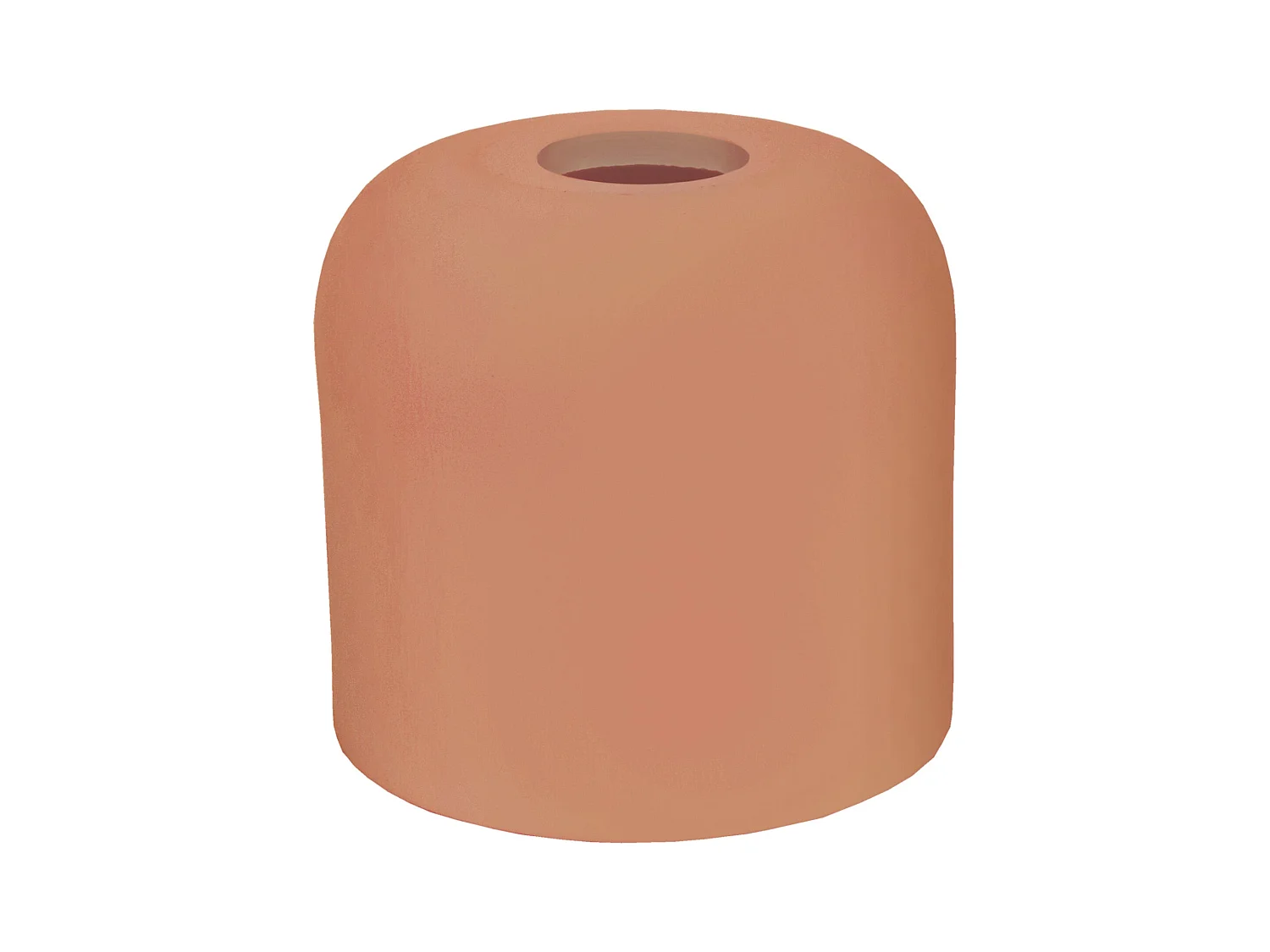 Abat-jour TOSEL ,céramique,Marron,H12,5xD13,5xP13,5cm