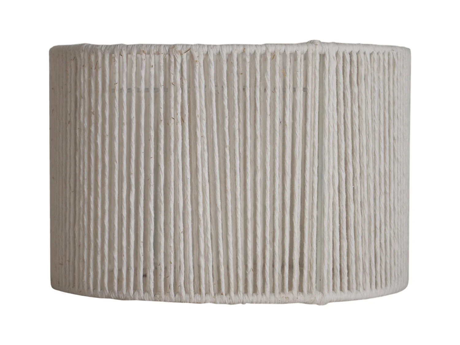Abat-jour TOSEL ,métal,fibre ,Blanc ,H23xD50xP50cm