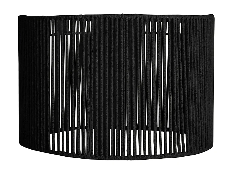 Abajur TOSEL TORTILLON tecido cônico roxo D18 x  H39  cm