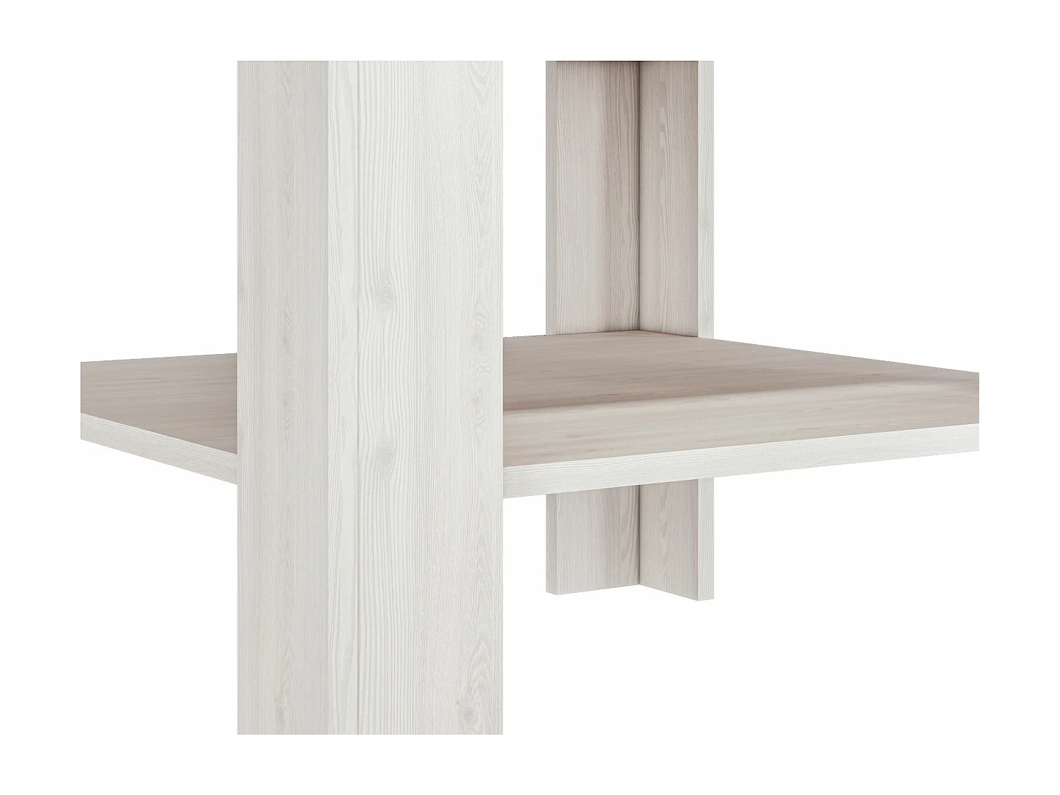 WOHNZIMMER-SET Blanco Pinie weiß / grau 5-teilig