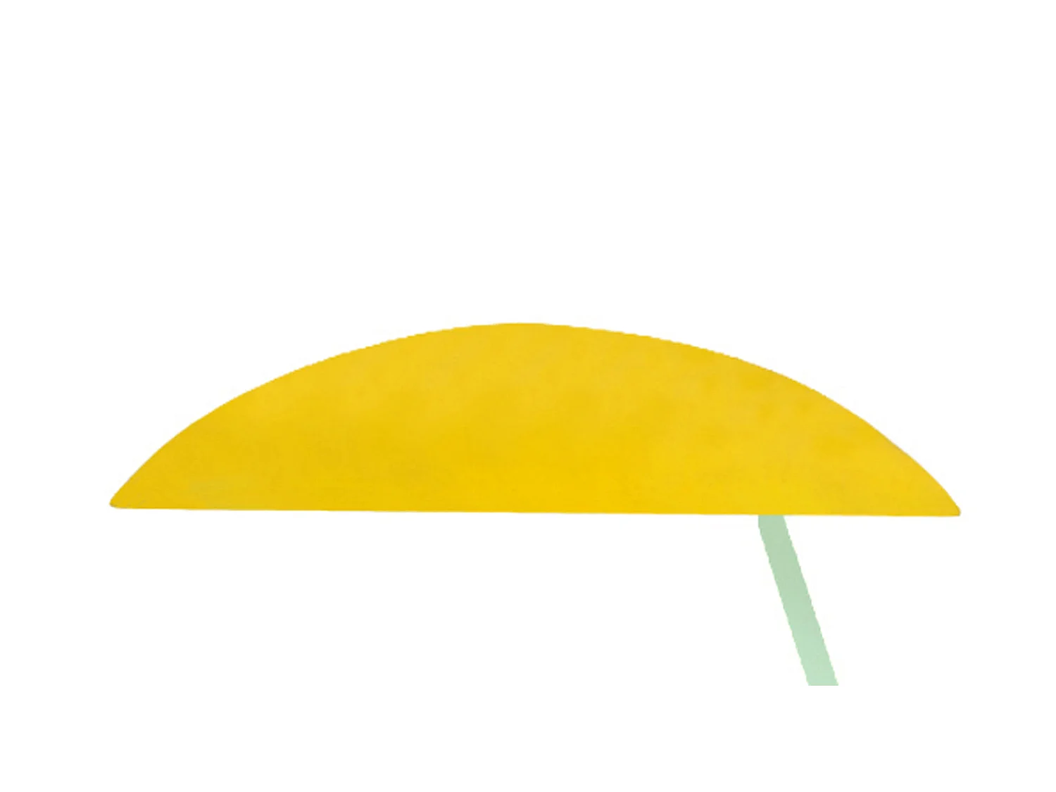 Lampadaire de Bureau TOSEL ,métal,Jaune ,H174xD33xP70cm