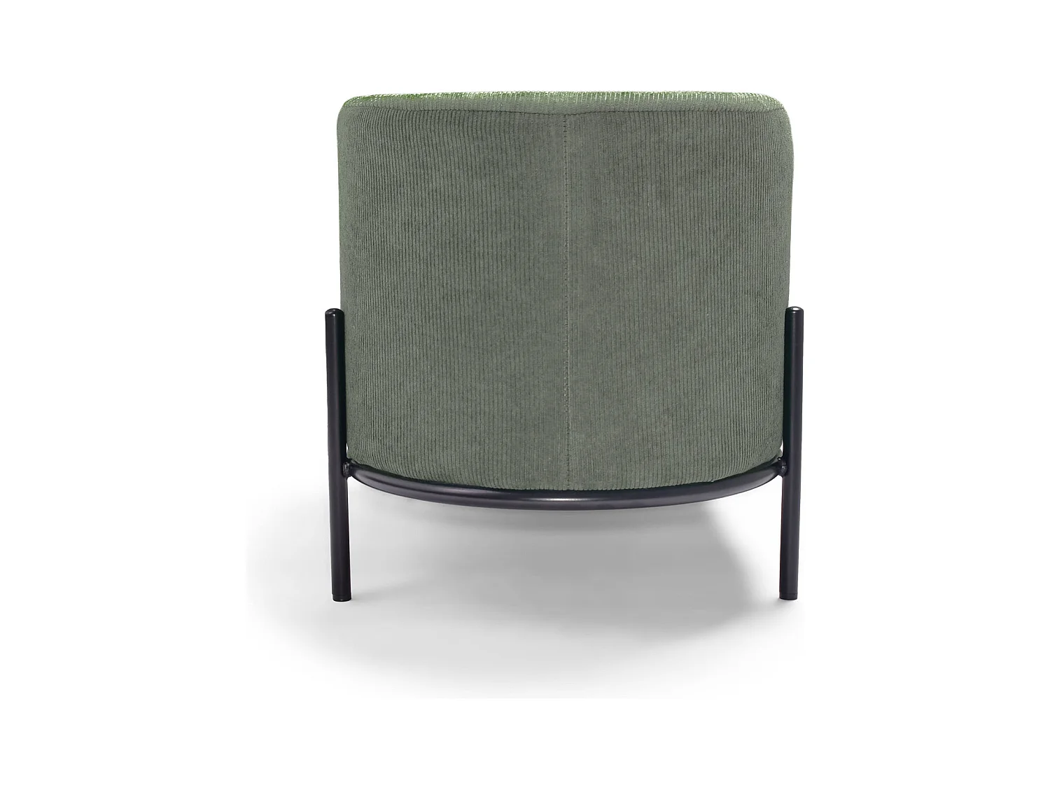 LIPSIA VELVET - Puf ovalado de pana