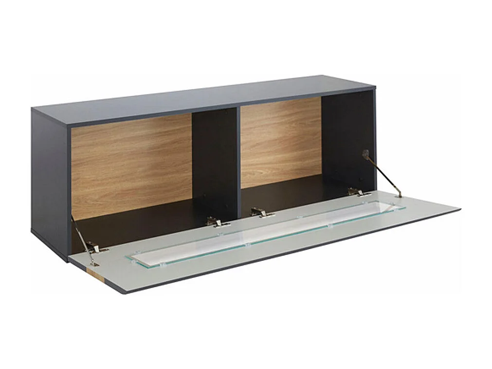 HÄNGEVITRINE Toledo Weiß 131,2 / 37 / 45cm