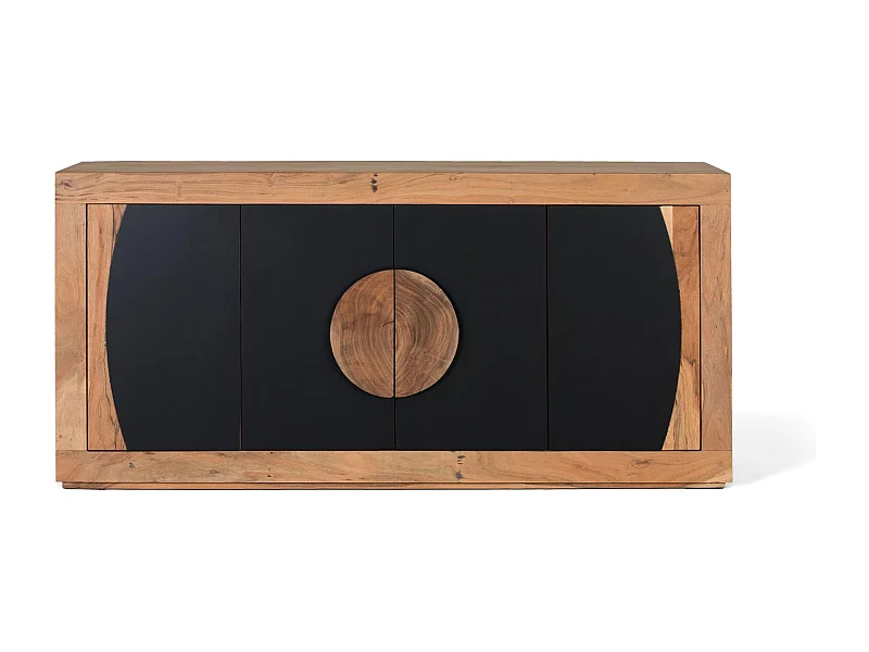 Sideboard mit 4 Türen aus Akazienholz