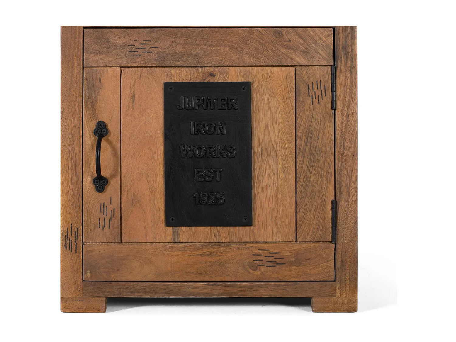 Table de chevet en manguier au charme naturel