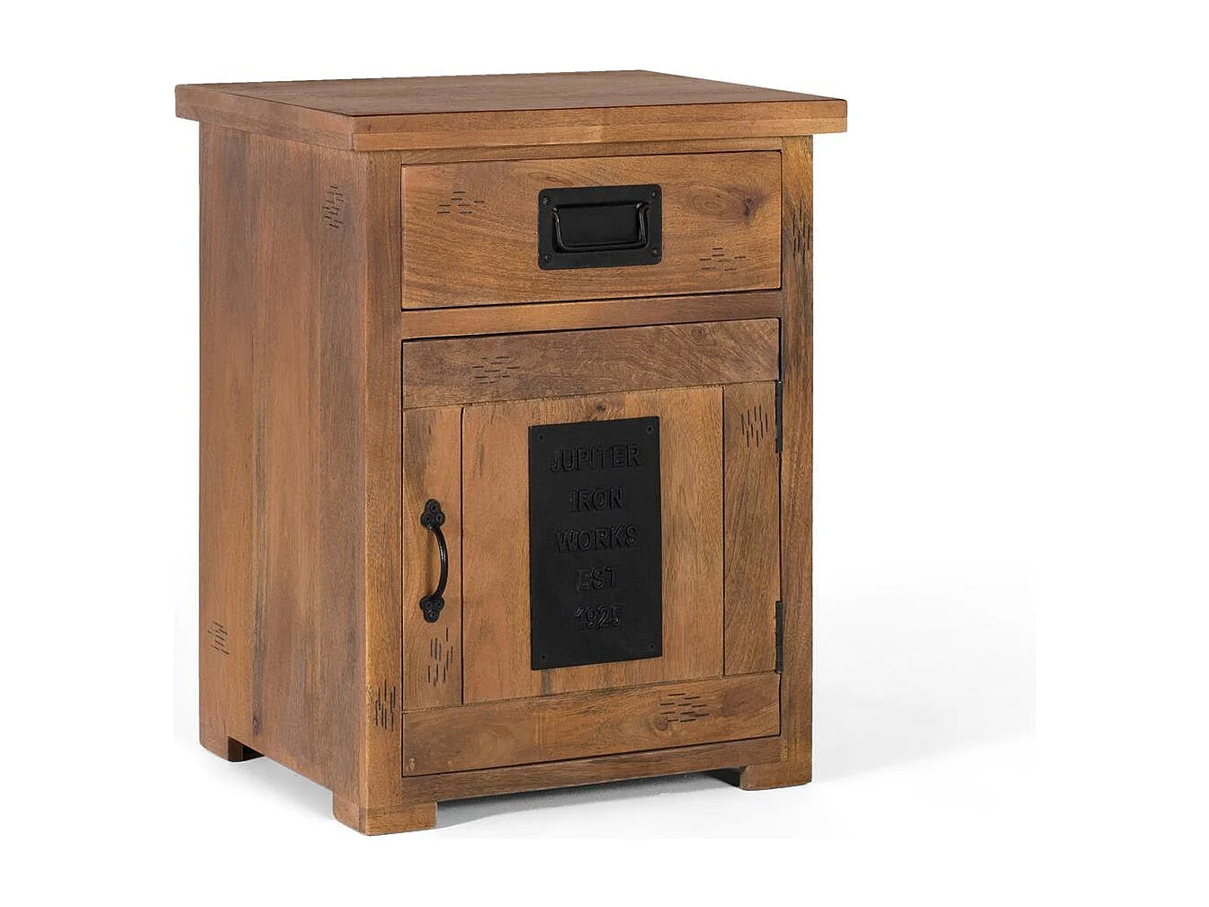 Mesa cabeceira em manguier com charme natural